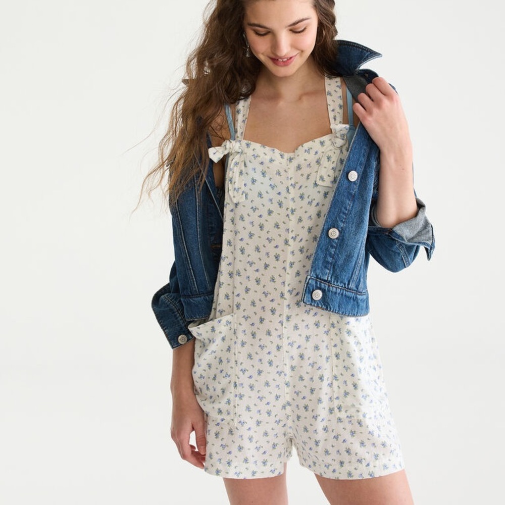 Aeropostale Floral Romper